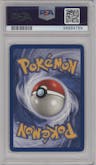 Raichu from the 1999 Pokemon set graded by PSA and given an overall grade of 7.