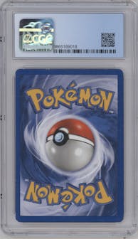 Shining Gyarados from the 2001 Pokemon Neo Genesis set graded by CSG and given an overall grade of 7.