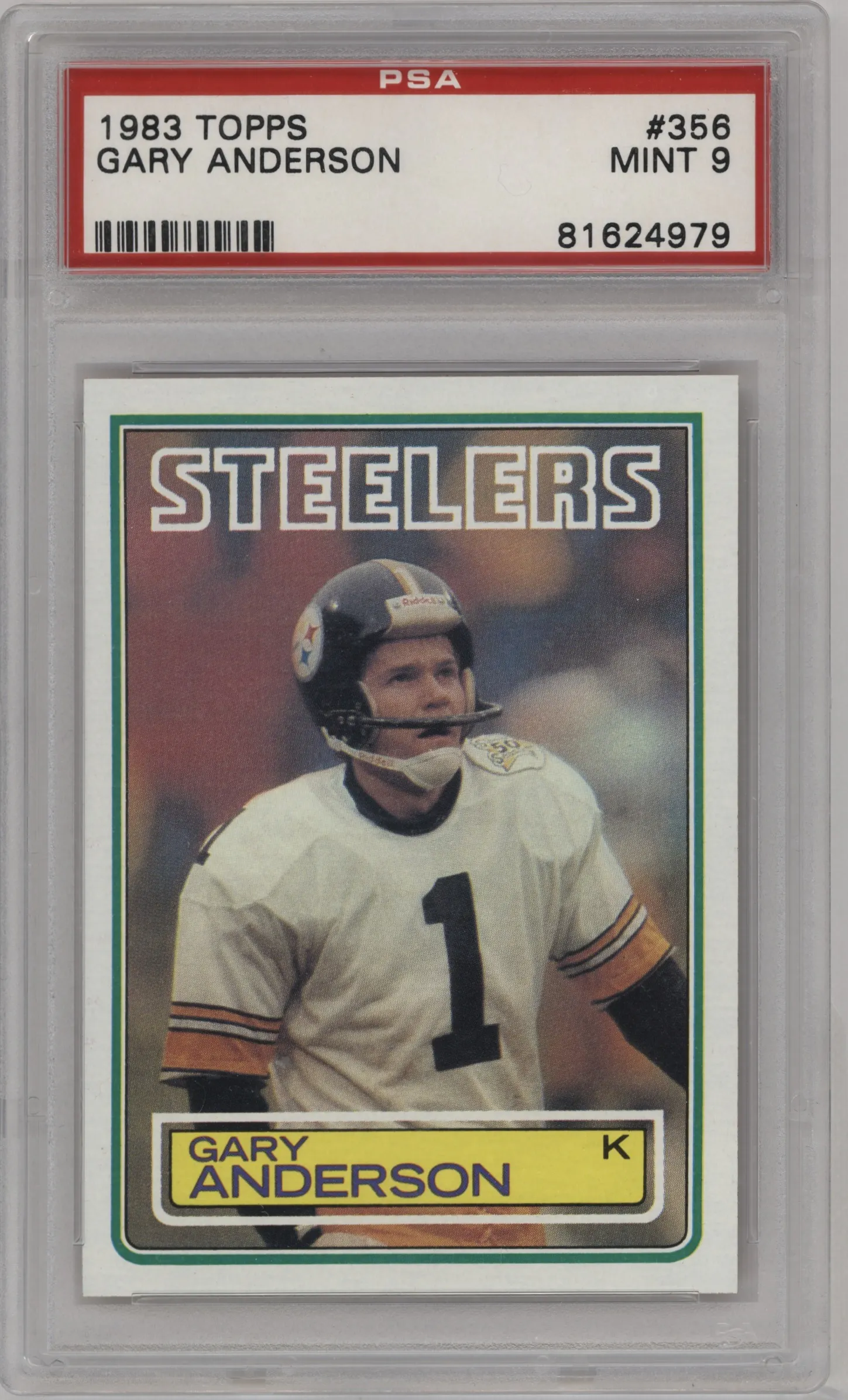 1983 Topps Gary Anderson #356 PSA 9