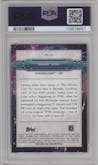 Sammy Sosa from the 2024 Topps Chrome set featuring a Orange Refractor parallel graded by PSA and given an overall grade of 10.