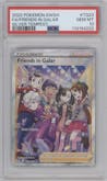 Friends in Galar from the 2022 Pokemon SWSH set graded by PSA and given an overall grade of 10.