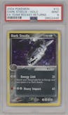 Dark Steelix from the 2004 Pokemon EX set graded by PSA and given an overall grade of 9.