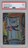 Derrick Henry from the 2023 Panini Select set featuring a Tie-Dye Prizm parallel graded by PSA and given an overall grade of 9.