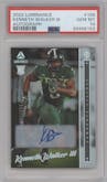 Kenneth Walker III from the 2022 Panini Luminance set graded by PSA and given an overall grade of 10.
