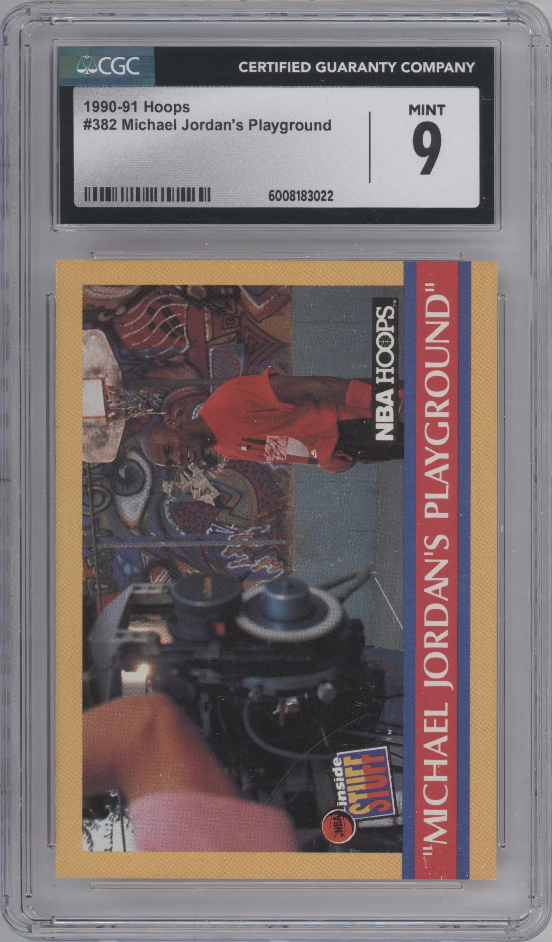 1990 NBA Hoops Michael Jordan #382 CGC 9
