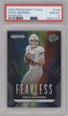 Arch Manning  from the 2024 Panini Prizm Draft Picks set graded by PSA and given an overall grade of 10.