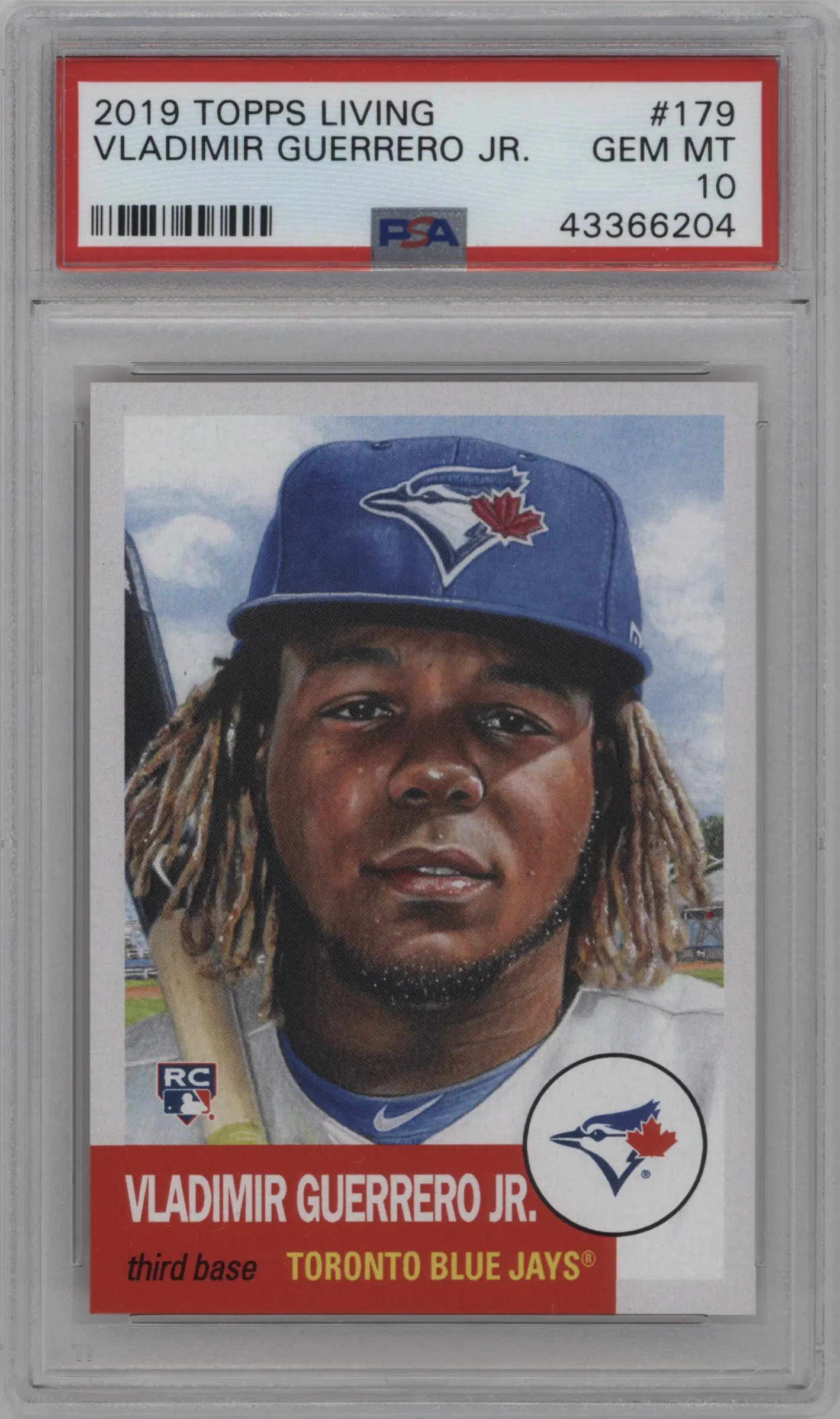 2018 Ultimate Topps Living Set 2019 Vladimir Guerrero Jr. PSA 10