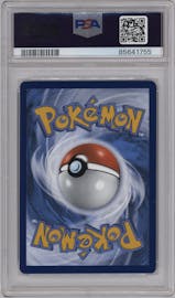 Pikachu with Grey Felt Hat from the 2023 Pokemon SV set featuring a Pokemon x Van Gogh parallel graded by PSA and given an overall grade of 10.