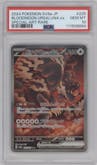 Bloodmoon Ursaluna ex from the 2024 Pokemon SV JPN set graded by PSA and given an overall grade of 10.