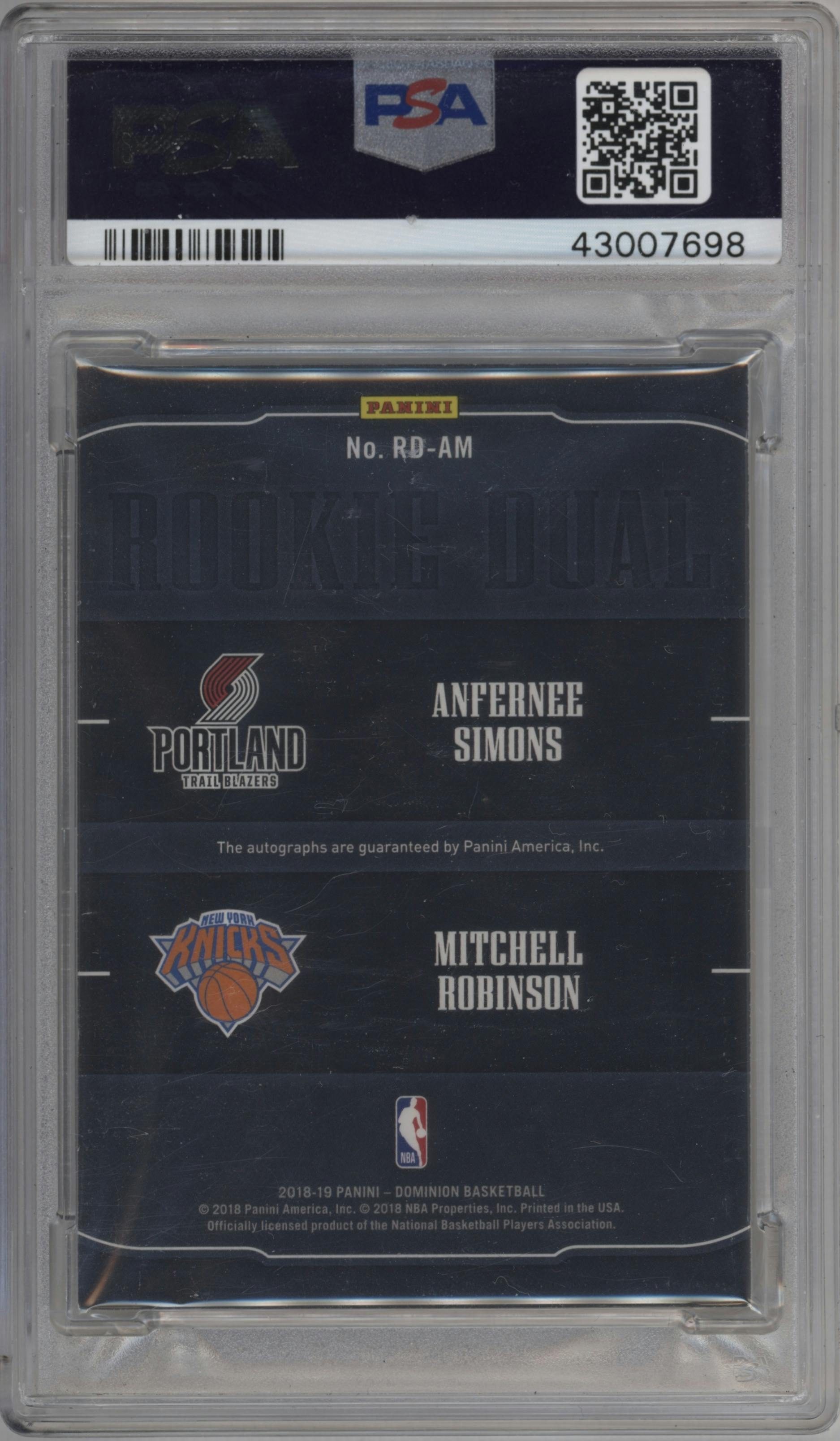 Anfernee Simons / Mitchell Robinson