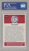 Larry Bird from the 1986-87 Fleer set graded by PSA and given an overall grade of 9.