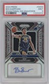 Ben Sheppard from the 2023-24 Panini Prizm set featuring a Snakeskin Prizm parallel graded by PSA and given an overall grade of 9.