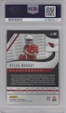 Kyler Murray from the 2019 Panini Prizm set featuring a Green Prizm parallel graded by PSA and given an overall grade of 10.