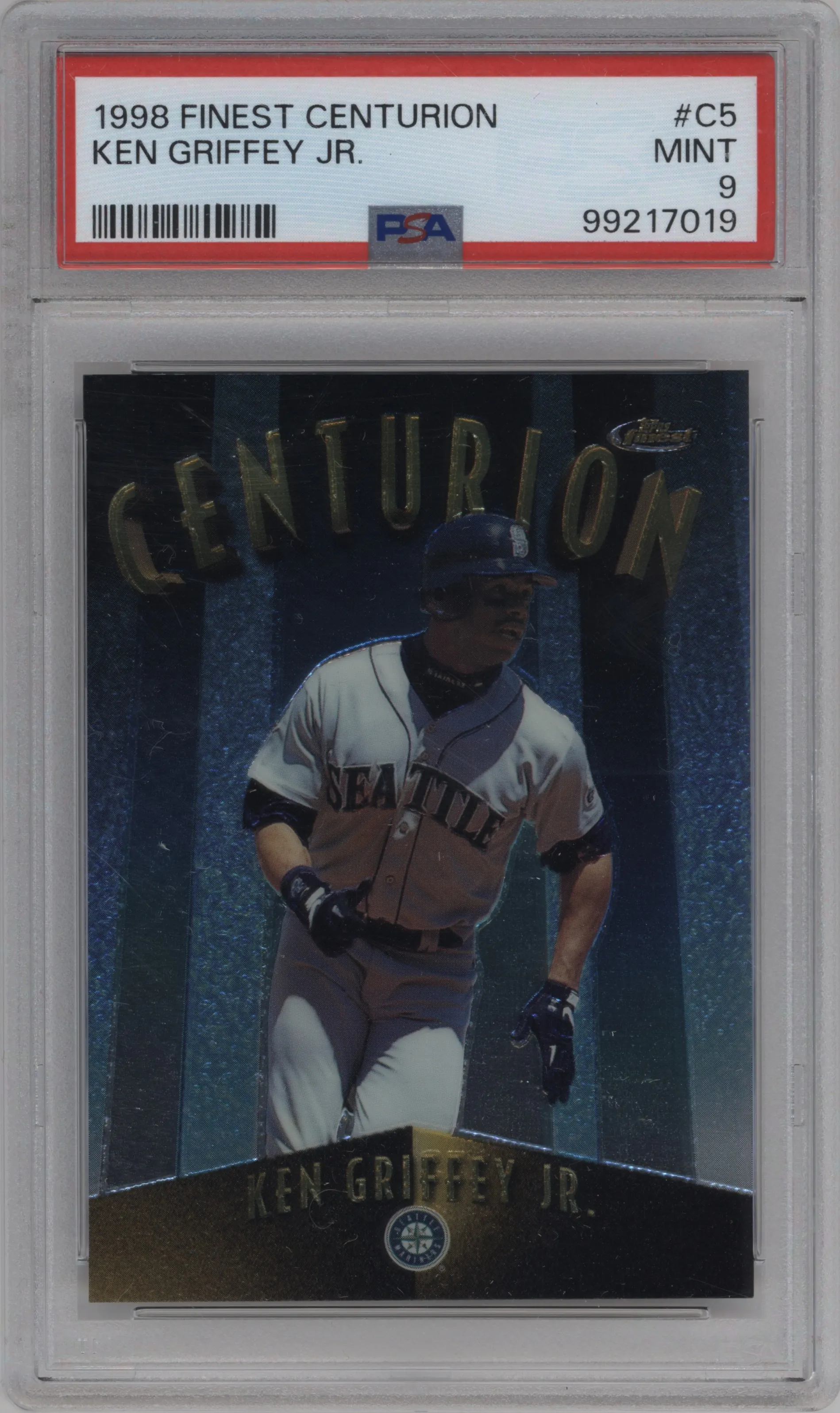 1998 Topps Finest Centurion Ken Griffey Jr. #C5 PSA 9