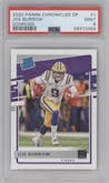 Joe Burrow from the 2020 Panini Chronicles Draft Picks  set graded by PSA and given an overall grade of 9.