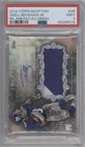 Odell Beckham Jr. from the 2014 Topps Inception set featuring a Green parallel graded by PSA and given an overall grade of 9.