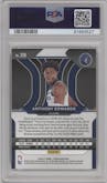 Anthony Edwards from the 2020-21 Panini Prizm set graded by PSA and given an overall grade of 9.