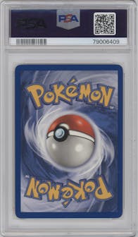 Oddish from the 2000 Pokemon set graded by PSA and given an overall grade of 9.