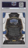 Caleb Houstan from the 2022-23 Panini Select set featuring a Disco Gold parallel graded by PSA and given an overall grade of 10.