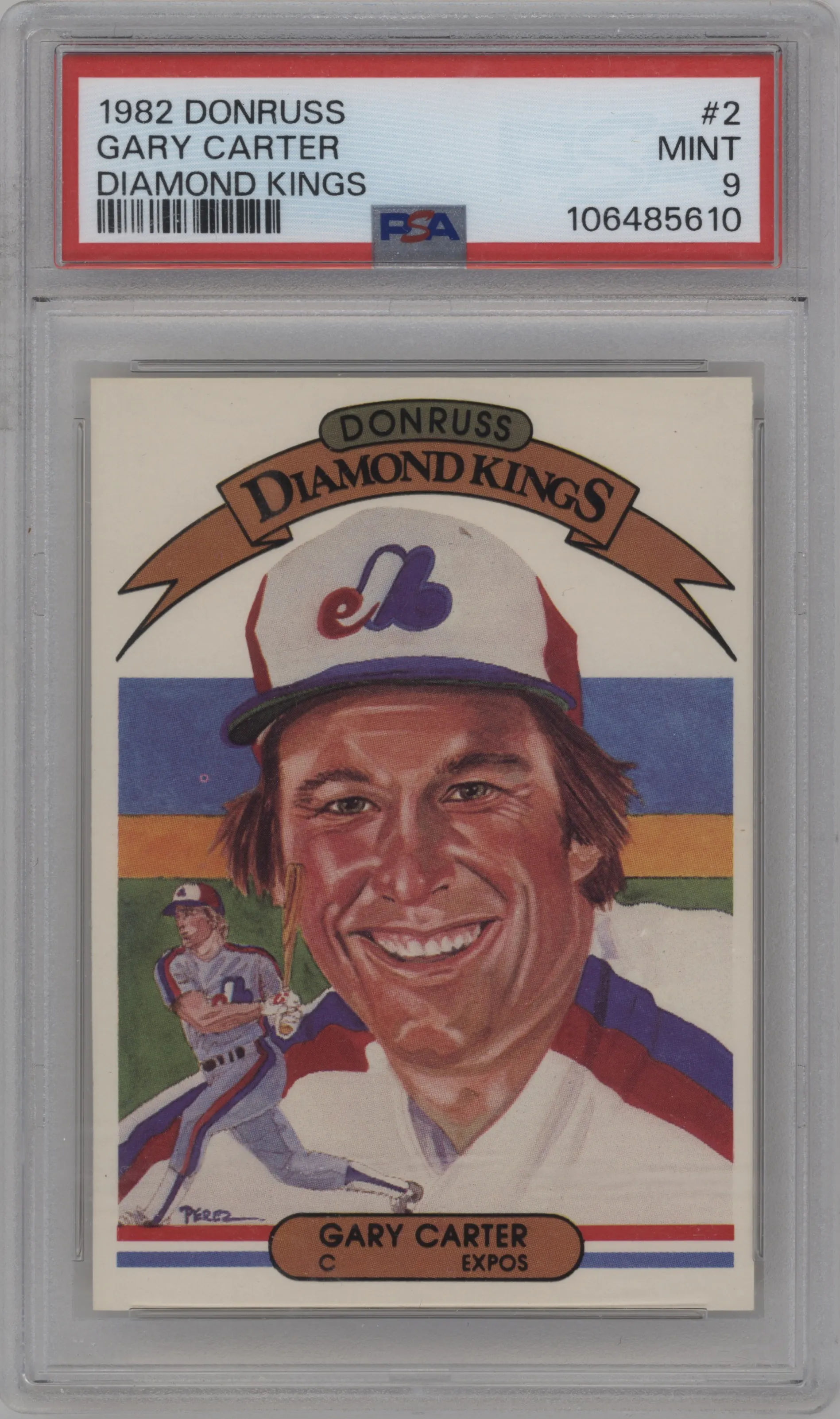 1982 Donruss Gary Carter PSA 9