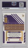 Adrian Peterson from the 2007 Score set featuring a Atomic parallel graded by PSA and given an overall grade of 9.