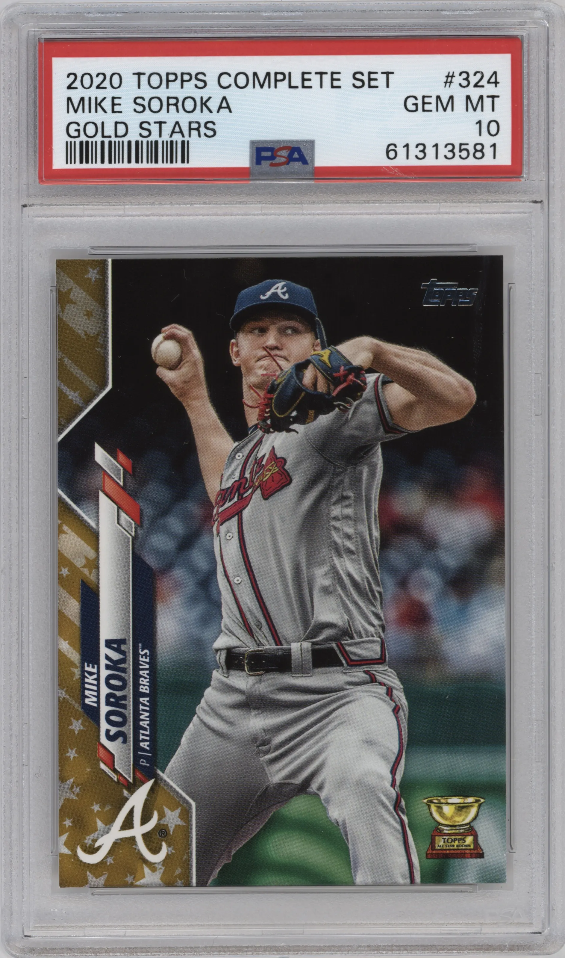 2020 Topps Complete Set Mike Soroka Gold Stars PSA 10