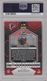 Michael Penix Jr. from the 2024 Panini Mosaic set featuring a Red Mosaic parallel graded by PSA and given an overall grade of 9.