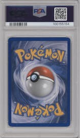 Charizard Gold Star from the 2006 Pokemon EX set graded by PSA and given an overall grade of 7.