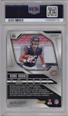 Rome Odunze from the 2024 Panini Prizm set featuring a Silver Prizm parallel graded by PSA and given an overall grade of 10.