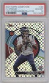 CJ Stroud from the 2023 Topps Composite set featuring a Checkerboard parallel graded by PSA and given an overall grade of 10.