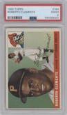 Roberto Clemente from the 1955 Topps set graded by PSA and given an overall grade of 2.