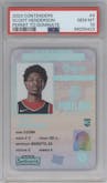 Scoot Henderson from the 2023-24 Panini Contenders set graded by PSA and given an overall grade of 10.
