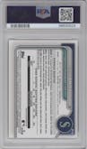 Aidan Smith from the 2024 Bowman Sapphire Edition set featuring a Green parallel graded by PSA and given an overall grade of 10.