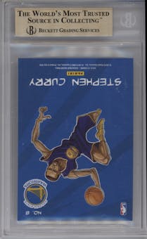 Stephen Curry from the 2014-15 Panini Excalibur set graded by Beckett and given an overall grade of 9.5.
