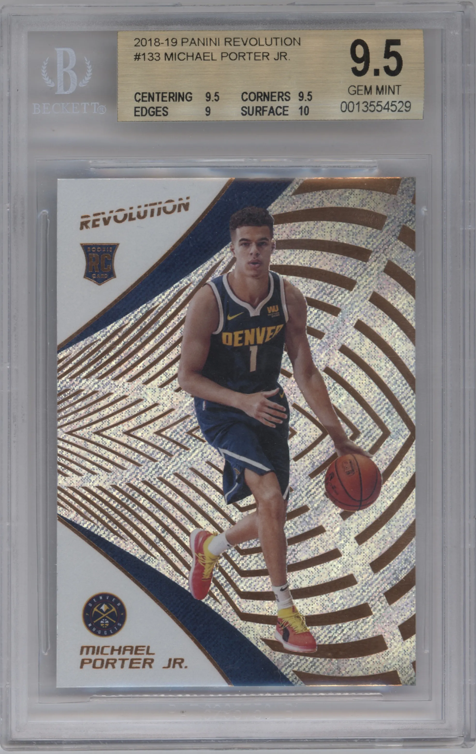 2018 Panini Revolution Michael Porter Jr. BGS 9.5
