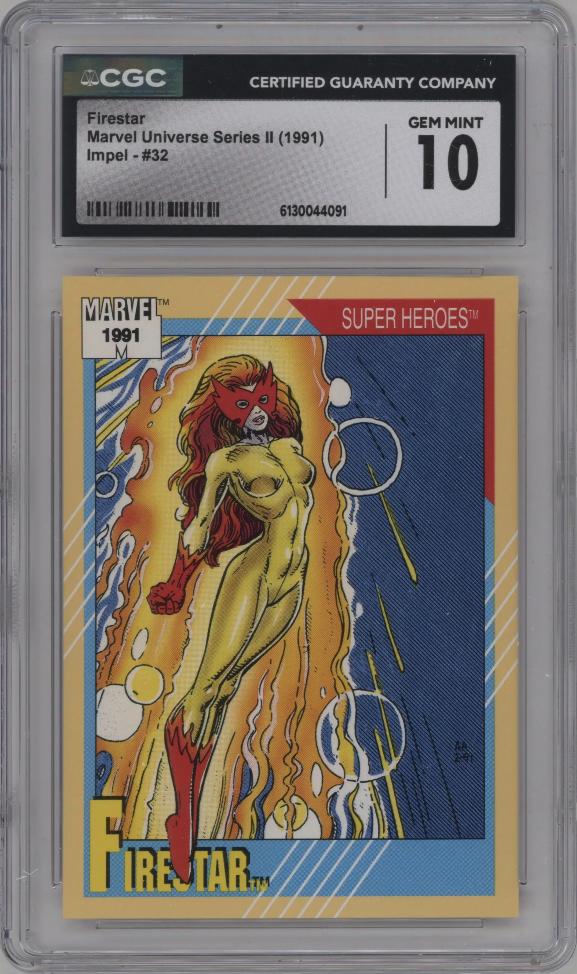 1991 Impel Marvel Universe Firestar CGC 10