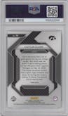 Caitlin Clark from the 2024 Panini Prizm Draft Picks set featuring a Silver Prizm parallel graded by PSA and given an overall grade of 9.
