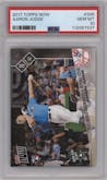 Aaron Judge from the 2017 Topps Now set graded by PSA and given an overall grade of 10.