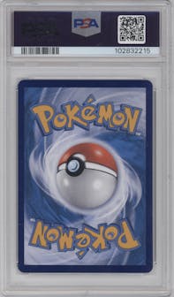 Pikachu from the 2024 Pokemon SV CHN set featuring a Pokémon Trading Card Game Traditional Chinese Version 5th Anniversary Premium Card Set parallel graded by PSA and given an overall grade of 10.