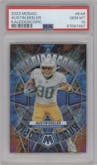 Austin Ekeler from the 2023 Panini Mosaic set graded by PSA and given an overall grade of 10.