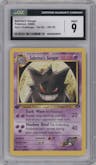 Sabrina's Gengar from the 2000 Pokemon GH set graded by CSG and given an overall grade of 9.