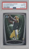 Davante Adams from the 2014 Bowman Chrome set graded by PSA and given an overall grade of 10.
