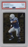 Marshall Faulk from the 1995 Pinnacle Zenith set graded by PSA and given an overall grade of 9.