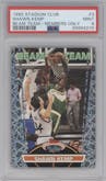 Shawn Kemp from the 1992-93 Topps Stadium Club set featuring a Members Only parallel graded by PSA and given an overall grade of 9.