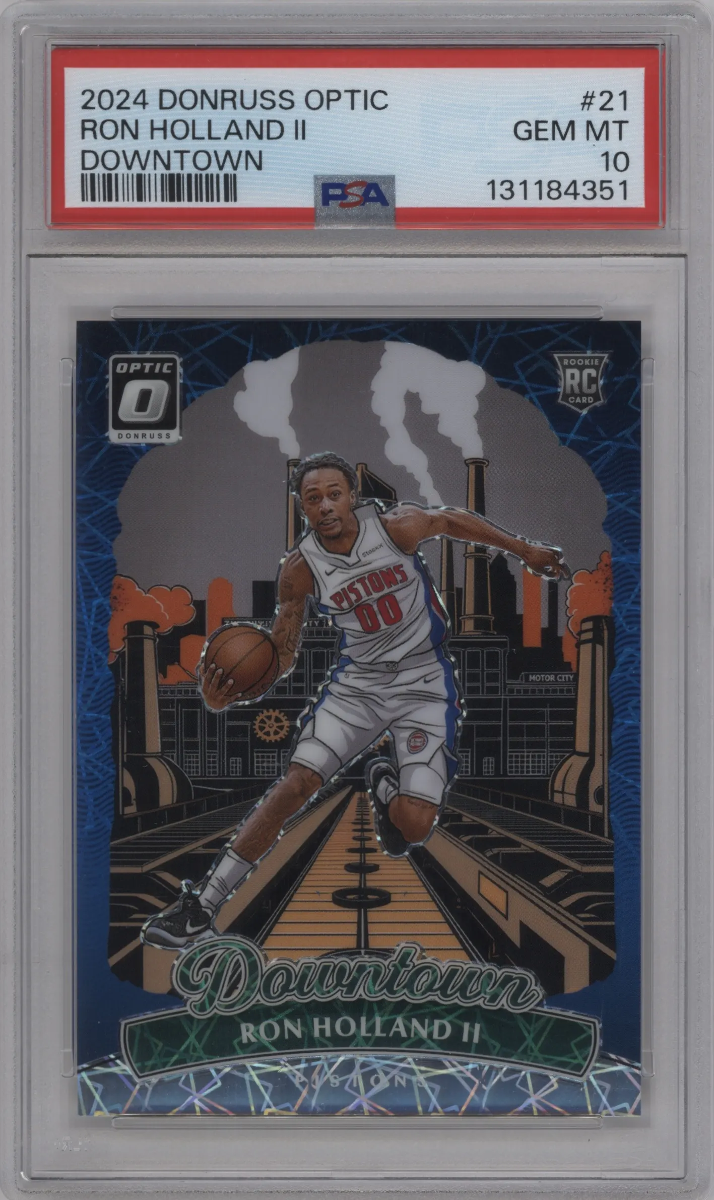 2024 Donruss Optic Downtown Ron Holland II #21 PSA 10