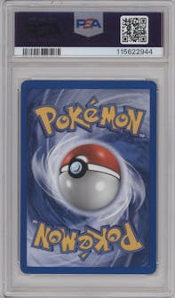 Shining Gyarados from the 2001 Pokemon Neo Genesis set graded by PSA and given an overall grade of 9.
