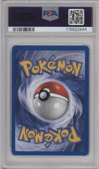 Shining Gyarados from the 2001 Pokemon Neo Genesis set graded by PSA and given an overall grade of 9.