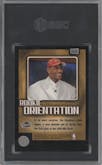 LeBron James from the 2003-04 Upper Deck Victory set graded by SGC and given an overall grade of 9.