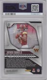 Jayden Daniels from the 2024 Panini Prizm set graded by PSA and given an overall grade of 9.