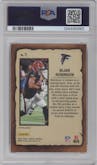 Bijan Robinson from the 2024 Panini Mosaic set featuring a Mosaic parallel graded by PSA and given an overall grade of 10.